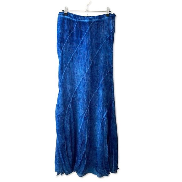 Rococo Sand Long Skirt blue Cobalt maxi organza indigo resort Revolve S - Picture 7 of 9